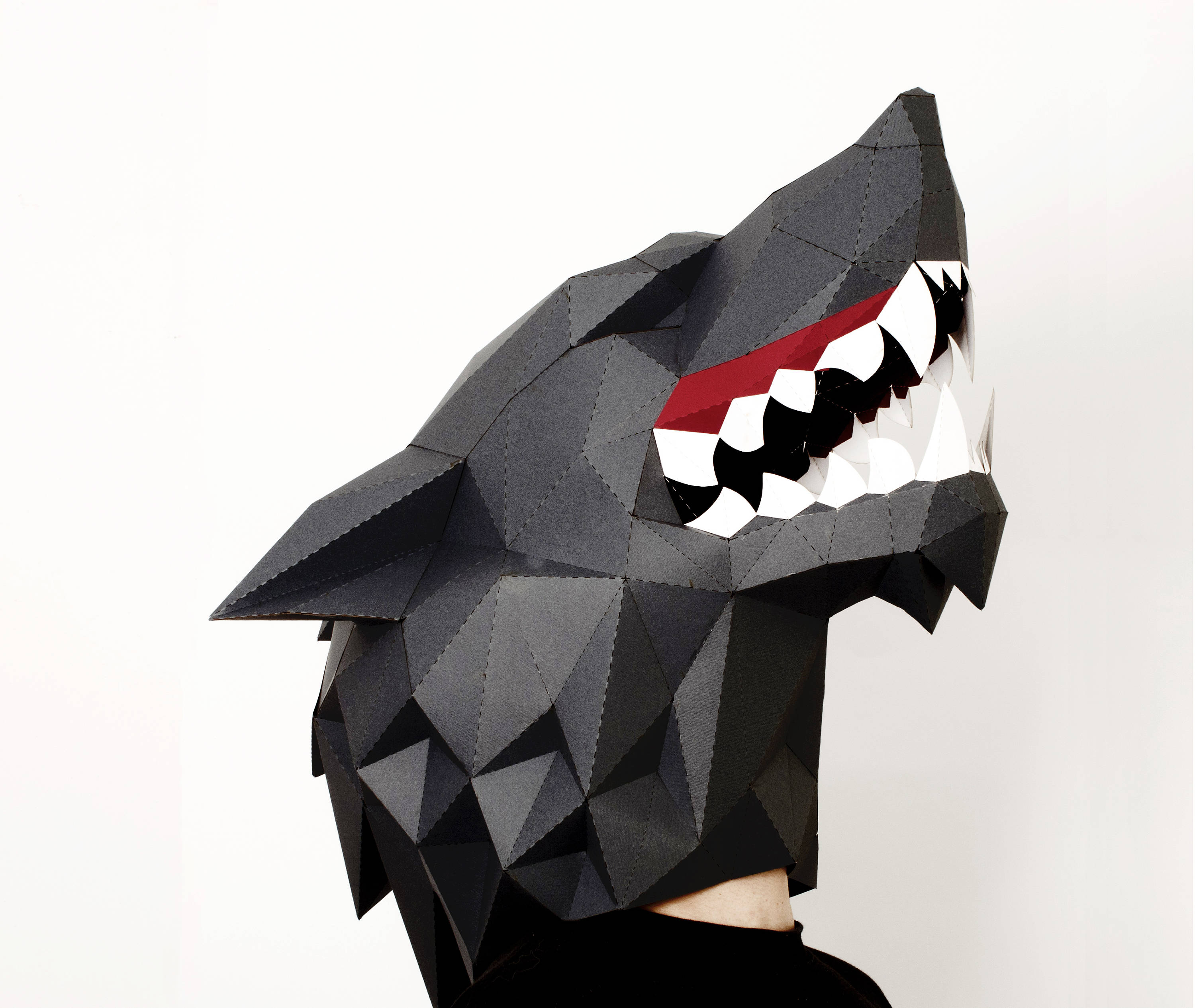 Werewolf Paper Mask Beast Mask Werewolf Costume Printable