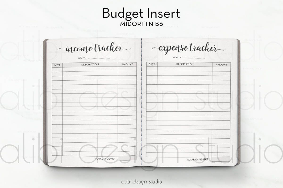 Budget Travelers Notebook