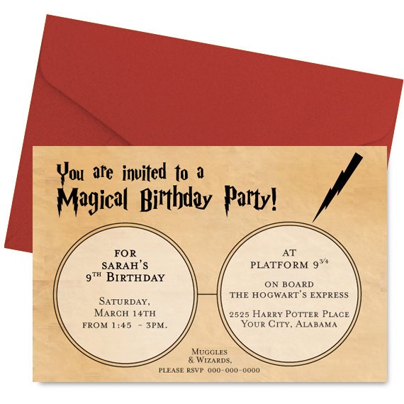 Biglietti Di Auguri Compleanno Harry Potter Da Stampare