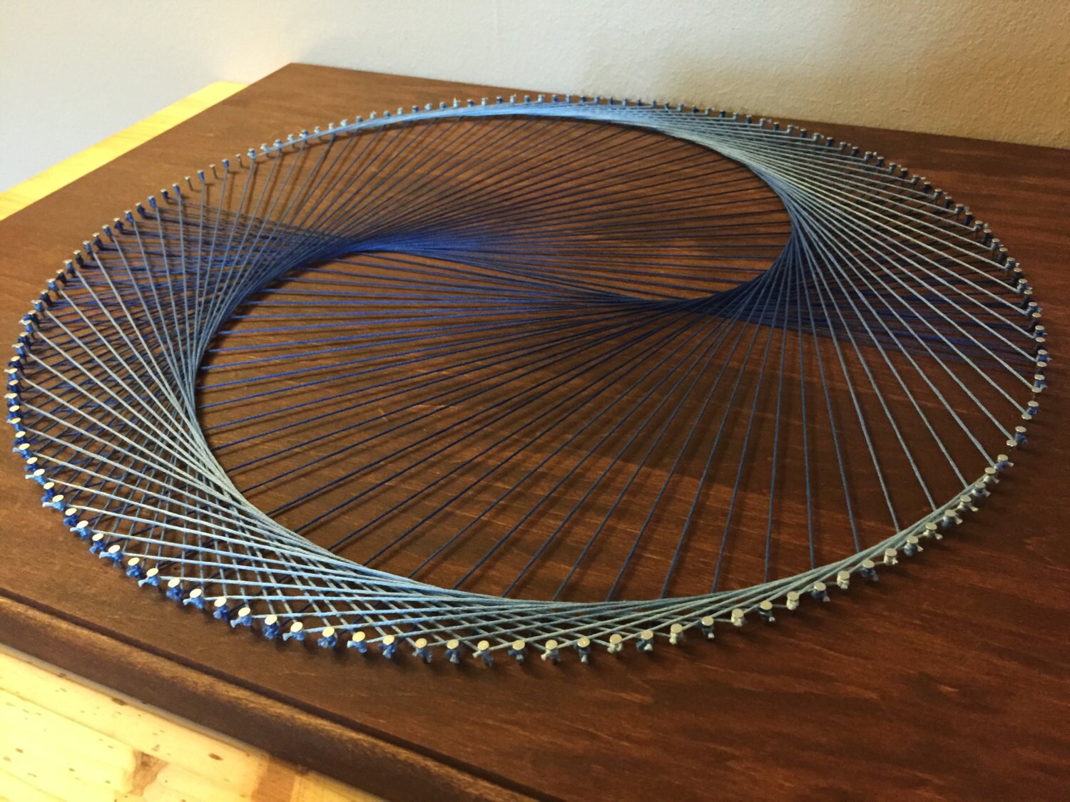 Geometric Cardioid Yin Yang String Art