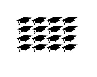 Graduation Stickers 2018 Graduation Cap Stickers Vinyl Grad Caps Envelope Decals Party Decoration