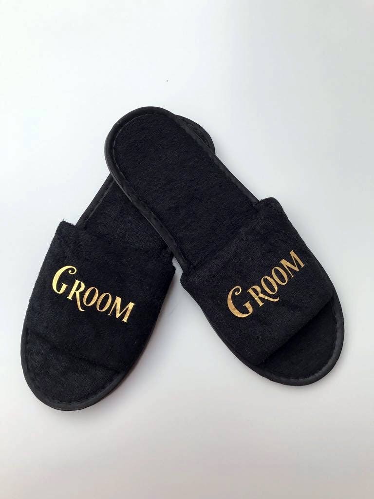 groom slippers