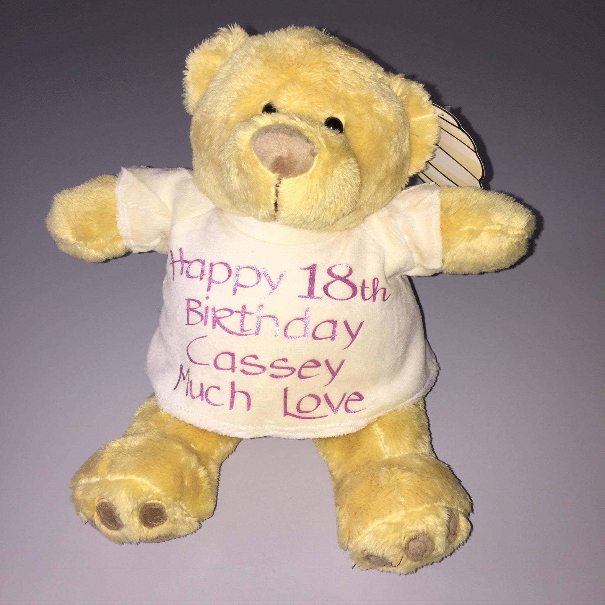 personalised 18th birthday teddy bears