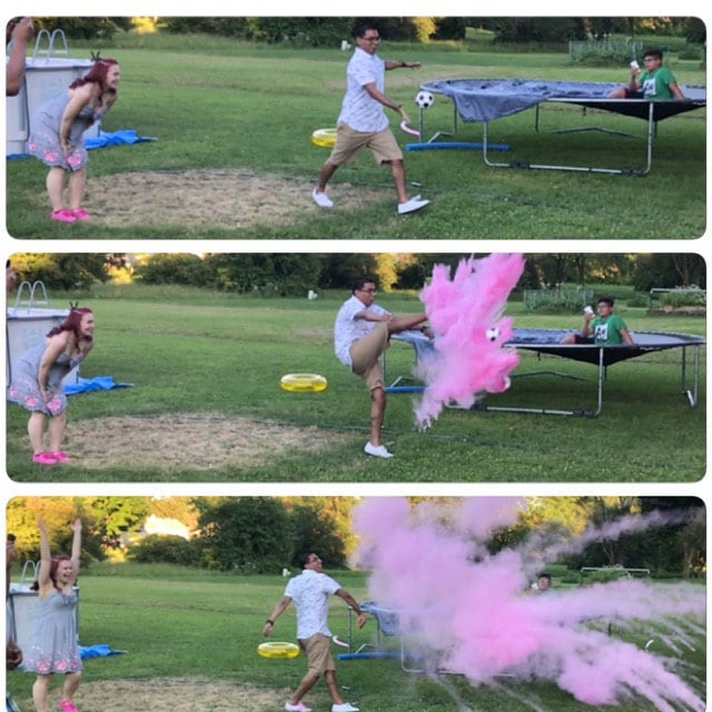 6.25 SOCCER BALL Gender Reveal Soccer Gender Reveal