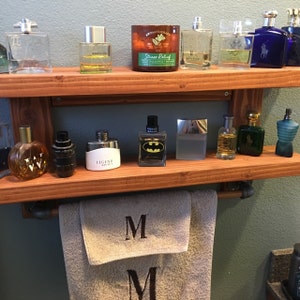 floating shelves for bathroom towels