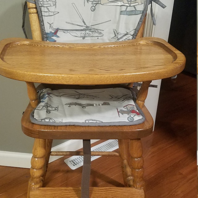 Wooden Highchair Cover/Cushion/Pad. High Chair