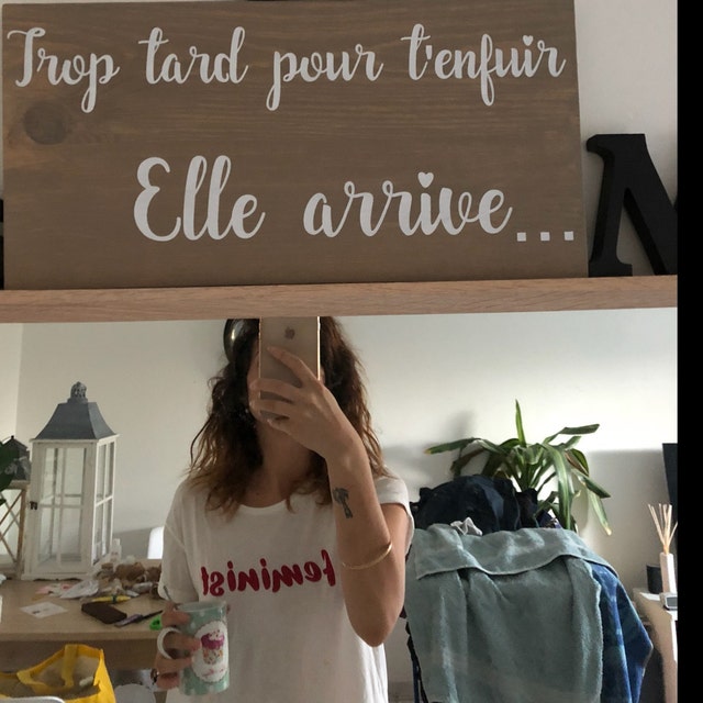 Pancarte Trop Tard Pour T Enfuir Elle Arrive