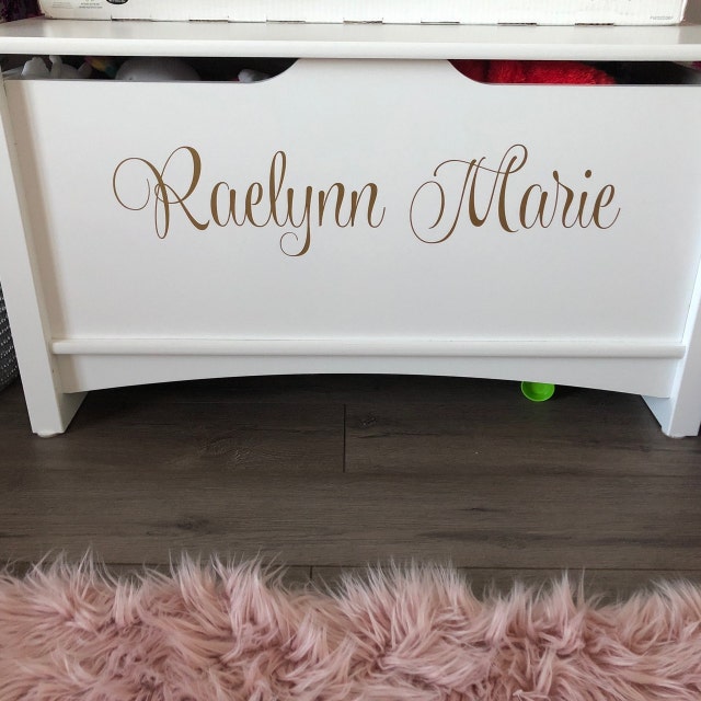 Toy Box Decal Personalized Toybox Name for Toy Box Toy