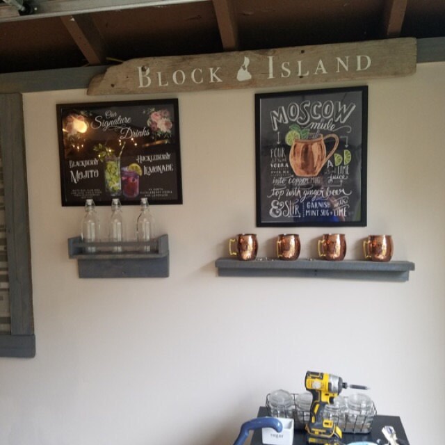 Wedding Bar Menu Liquors Mixers Custom Bar sign Bar Menu