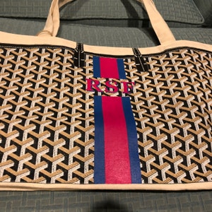Personalized Monogrammed Goyard Tote...Customer provide the
