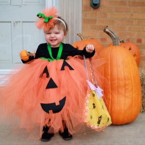 Little Pumpkin Costume Jack O Lantern Costume Baby Pumkin