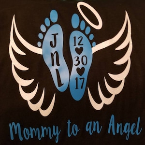 Baby angel wings svg files for Cricut Silhouette feet