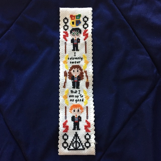 Harry Potter Bookmark Cross Stitch Pattern Harry Potter