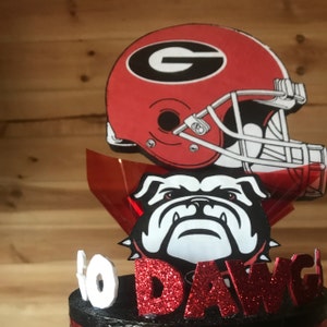 Georgia Bulldogs 3D Centerpiece or Cake Topper GO DAWGS