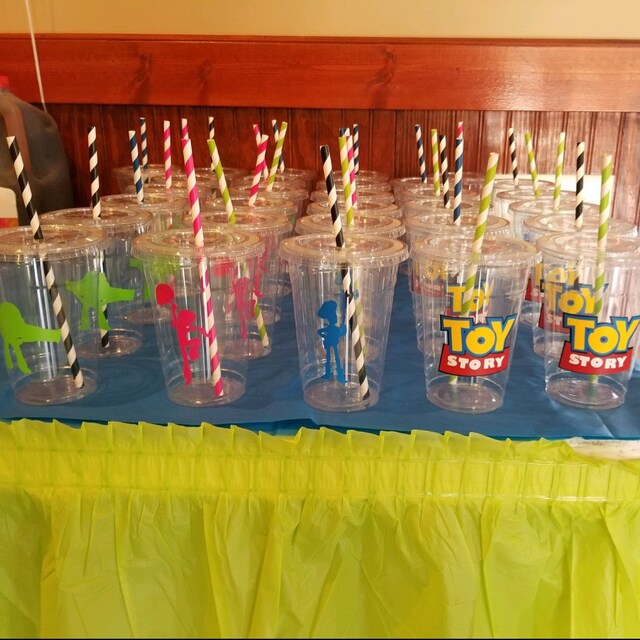 plastic toy story cups