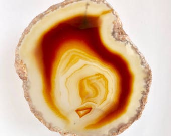 Agate Night Light - Red/Brown
