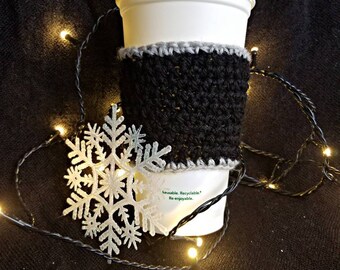 Black Coffee Cup Cozy
