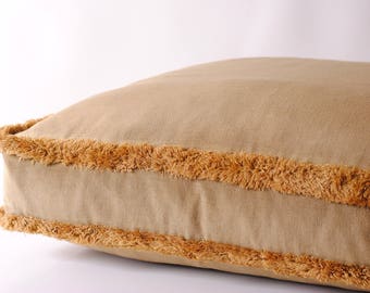 pouf Ottoman floor 1950 floor cushion