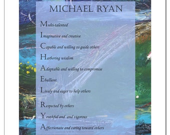Acrostic | Etsy