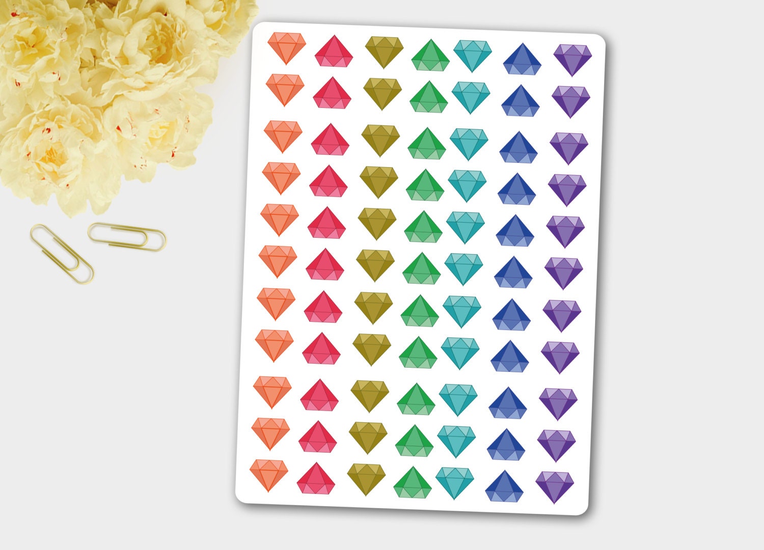 Diamond Sticker Decorative Diamonds Wedding Planner