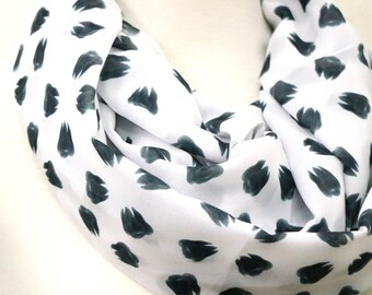 Dentist Scarf dental infinity scarf teeth loop Scarf tooth birthday Gift for her for dentist anniversary present circle scarf dentist gift