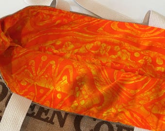 Hawaiian Queen Coffee Sack Tote/ Beach Bag/ Market Tote