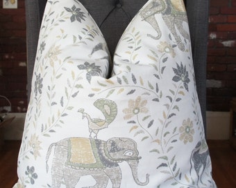 Elephant Pillow Cover, Donkey Pillow Cover, Ethnic Pillow, Designer Pillow, Decorative Pillow, Throw Pillow, Home Furnishing, Home Decor