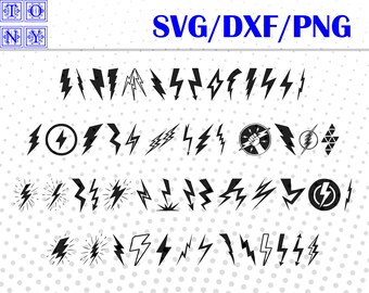 Lightning svg,dxf,png/Lightning clipart