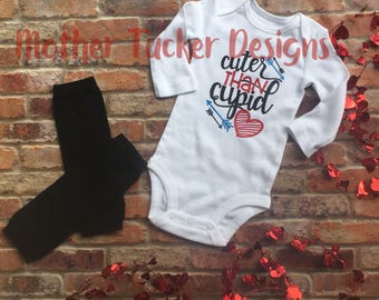 Cuter than Cupid Valentine's Day Bodyshirt