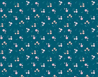 Ava Rose, Blue Floral yardage by Deena Rutter for Riley Blake