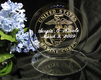 Military Emblem Cake Topper
