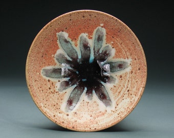 Red Blue Starflower Bowl