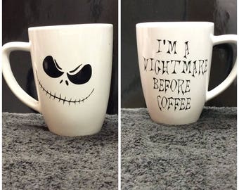 Nightmare before Christmas coffee cup