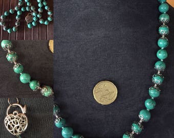 Necklace in Turquoise and Argento925