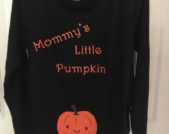 mommy's little pumpkin maternity shirt