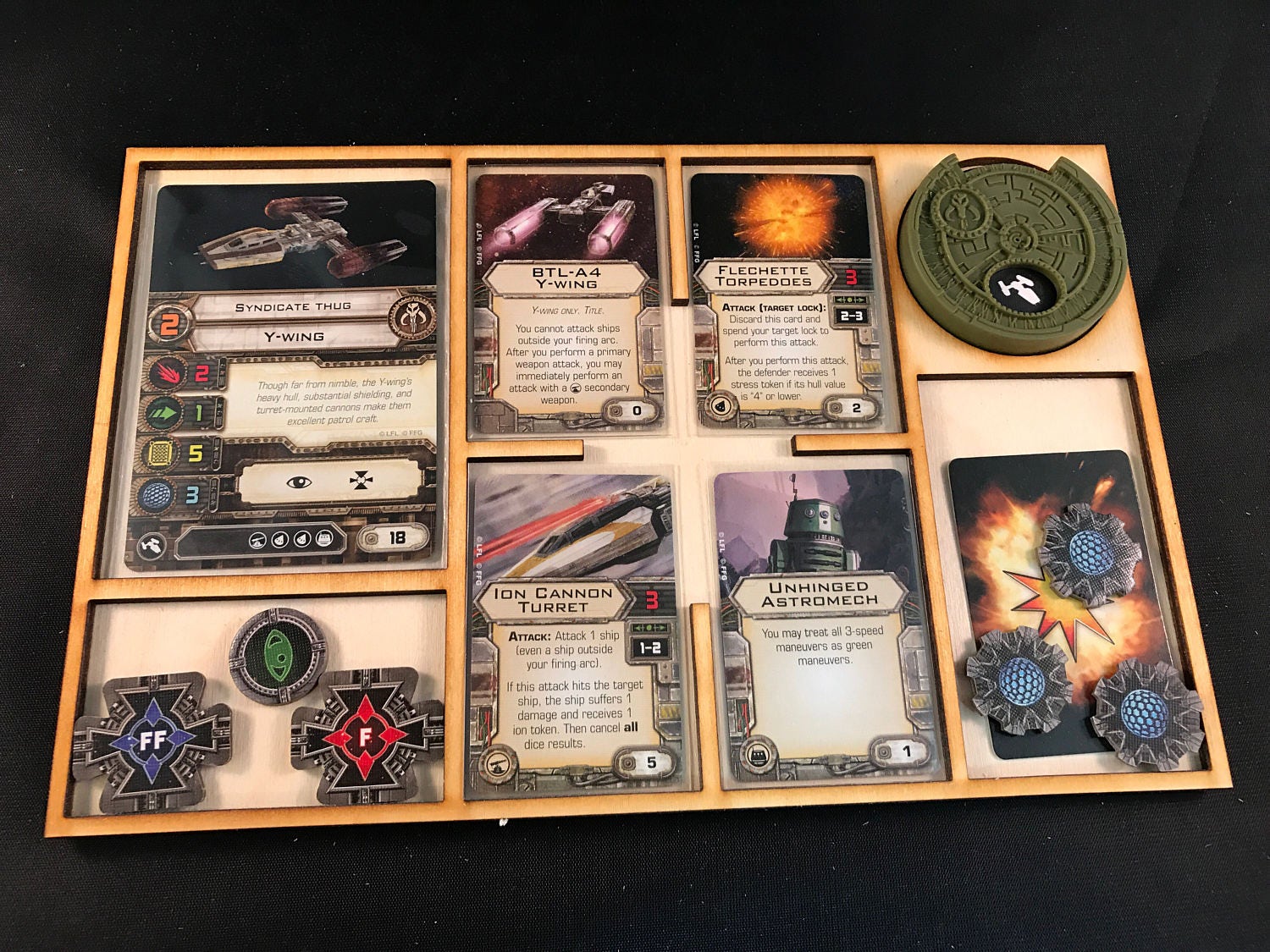 Medium Star Wars X-Wing Command Deck Card Tray