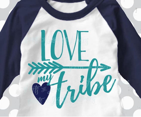 LOVe My Tribe svg Grandma svgs Family svg CHristmas shirt