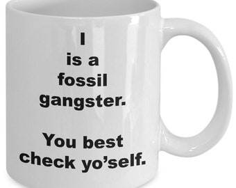 Fossil - Archeologist Gift - Fossil Mug - Archeologist Mug - Archeologist - Fossil Gift