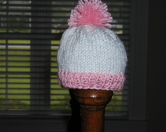 Knitted Baby Hat/Knit Baby Hat/Hand Knit Baby Hat/Knitted Baby Beanie
