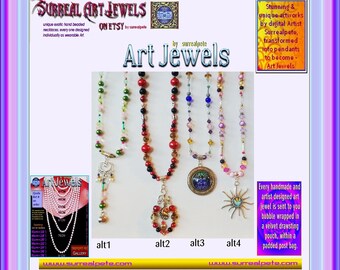 Art Jewel Necklace Handmade Jewelry Gifts The Alt4 Set