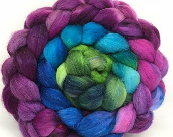 Spinning Fiber Polwarth/Bombyx/Firestar 60/20/20- 5oz - Chimaera 1
