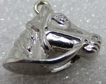 HORSE HEAD Sterling Silver Charm or Pendant