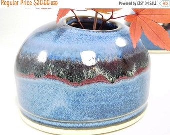 ON SALE Ikebana Vessel - Japanese Arranging - Japanese Flower Vase - Japanese Vase - Pottery Ikebana - Ceramic Ikebana - Ikebana Vase - In S