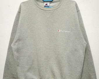 Vintage Champion Small Logo Sweatshirt Sweater
