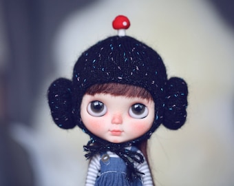Momo handmade Helmet (hat ) for Blythe - doll outfit - 1colors in