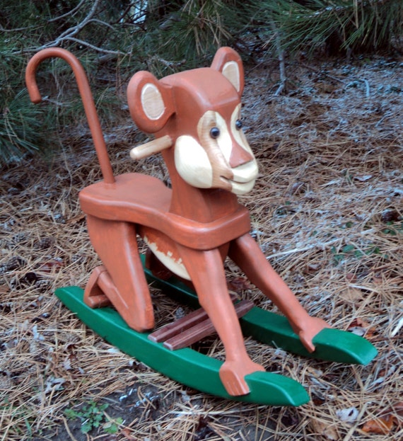 Woodworking Plans for Rocking Monkey for Toddlers 108 Monkey Rocker