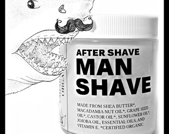 Organic Aftershave Balm | Organic Mens Aftershave Balm | Gifts for Him | Mens Gifts | Father's Day Gift | Fathers Day Gift