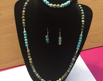 Double turquoise full set