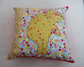 Dancing Elephant Circus Themed Pillow Spots and Dots Kids