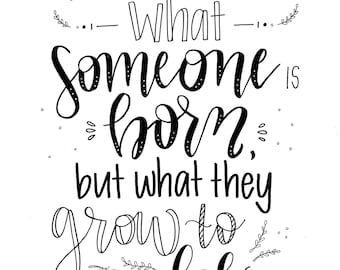 Harry Potter printable art - Grow To Be